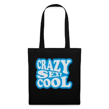 crazy sexy cool design - Tote Bag - black - Front