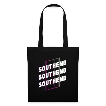 Southend England UK City Font Skyline Home - Tote Bag - black - Front