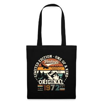 Original vintage 1972 50th birthday gift - Tote Bag - black - Front