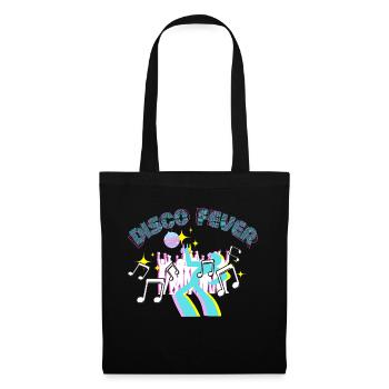 DISCO FEVER - Sac en tissu - noir - Devant