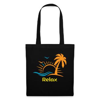 Relax - Tote Bag - black - Front