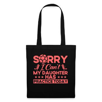 Football Football Mama Mother Gift - Sac en tissu - noir - Devant