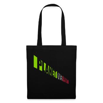 planet over profit quote - Tote Bag - black - Front