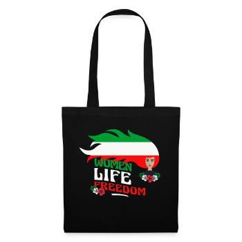 Cute Iranian Women - Women Life Freedom - Tote Bag - black - Front