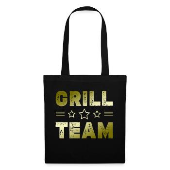 Grill Team - Stoffbeutel - Schwarz - Vorne