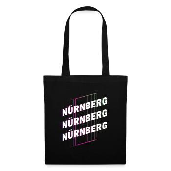 Nuremberg Germany City Font Skyline Home - Tote Bag - black - Front