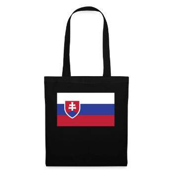 Slovakia Flag - Tote Bag - black - Front