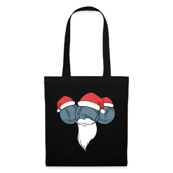 Boule Santa Tenue de pétanque pour Bouler pour boules - Sac en tissu - noir - Devant