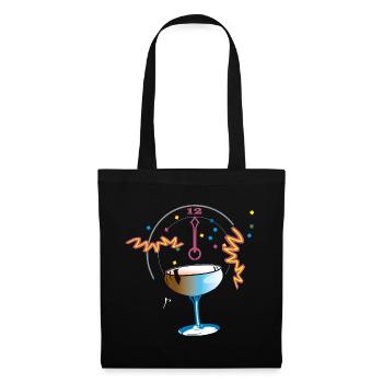 New Year's Toast Confetti - Tote Bag - black - Front