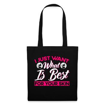 Beautician facial treatment beautician Geschen - Tote Bag - black - Front