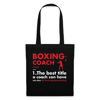 Sport Coach Definition Boxing - Tote Bag - black - Front
