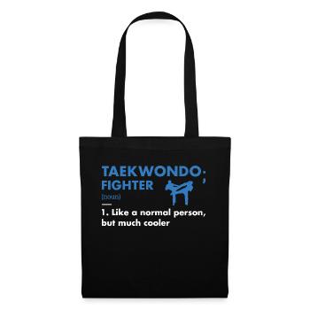 Sport Fighter Definition Taekwondo - Tote Bag - black - Front