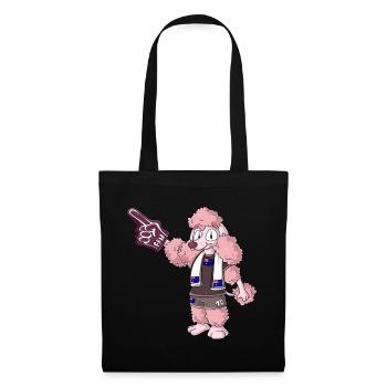 Fan Poodle Australie - Sac en tissu - noir - Devant