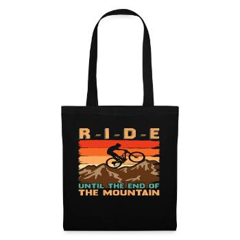 Roulez jusqu’au bout de la montagne - Sac en tissu - noir - Devant