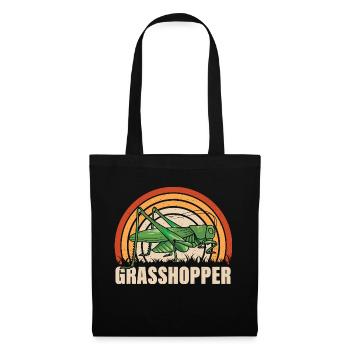 Grashüpfer - Stoffbeutel - Schwarz - Vorne