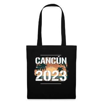 Cancun 2023 - Stoffbeutel - Schwarz - Vorne