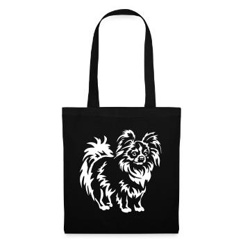 Chihuahua « Édition Noire » - Sac en tissu - noir - Devant