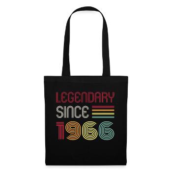 Birthday Legendary Since 1966 - Tote Bag - black - Front