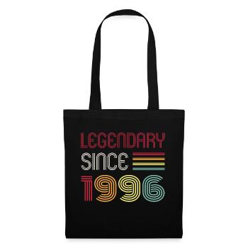 Birthday Legendary Since 1996 - Tote Bag - black - Front