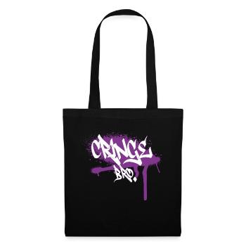 Peinlich Bro Graffiti | Gamer&Streamer |Meme - Stoffbeutel - Schwarz - Vorne