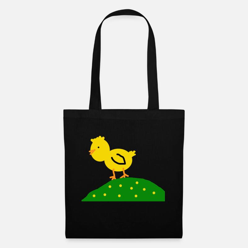 Poulet - Sac en tissu - noir