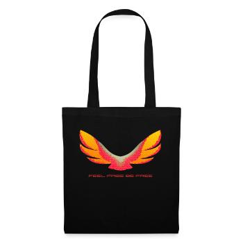 FEEL FREE BE FREE - Stoffbeutel - Schwarz - Vorne