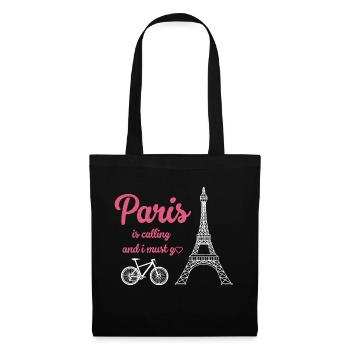 Franzose Frankreich Paris Französisch - Stoffbeutel - Schwarz - Vorne