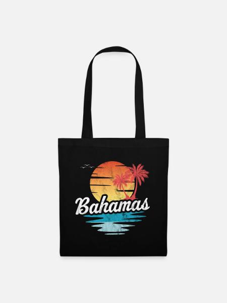 Bahamas - Stoffbeutel - Schwarz