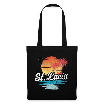 St Lucia - Tote Bag - black - Front