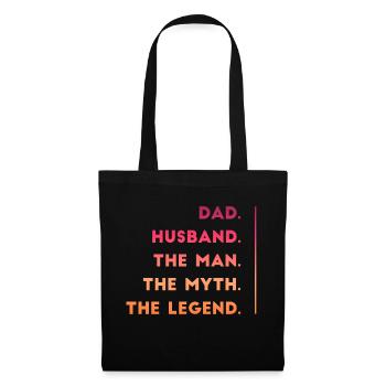 Lustiger Papa zum Vatertag - Tote Bag - black - Front