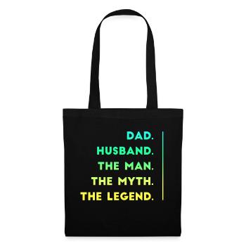 Lustiger Papa zum Vatertag - Tote Bag - black - Front