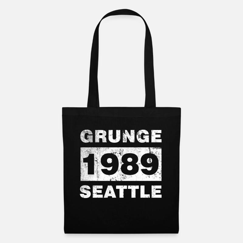 GRUNGE SEATTLE 1989 - Stoffbeutel - Schwarz