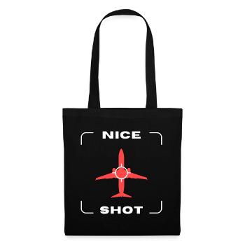 Aviation photography Nice Shot - Tote Bag - black - Front