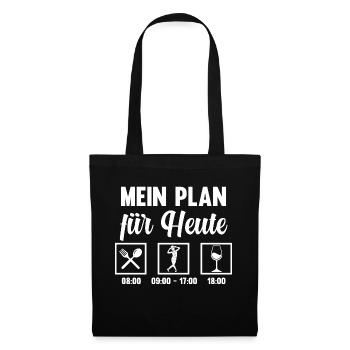 Jazz Tänzer - Stoffbeutel - Schwarz - Vorne