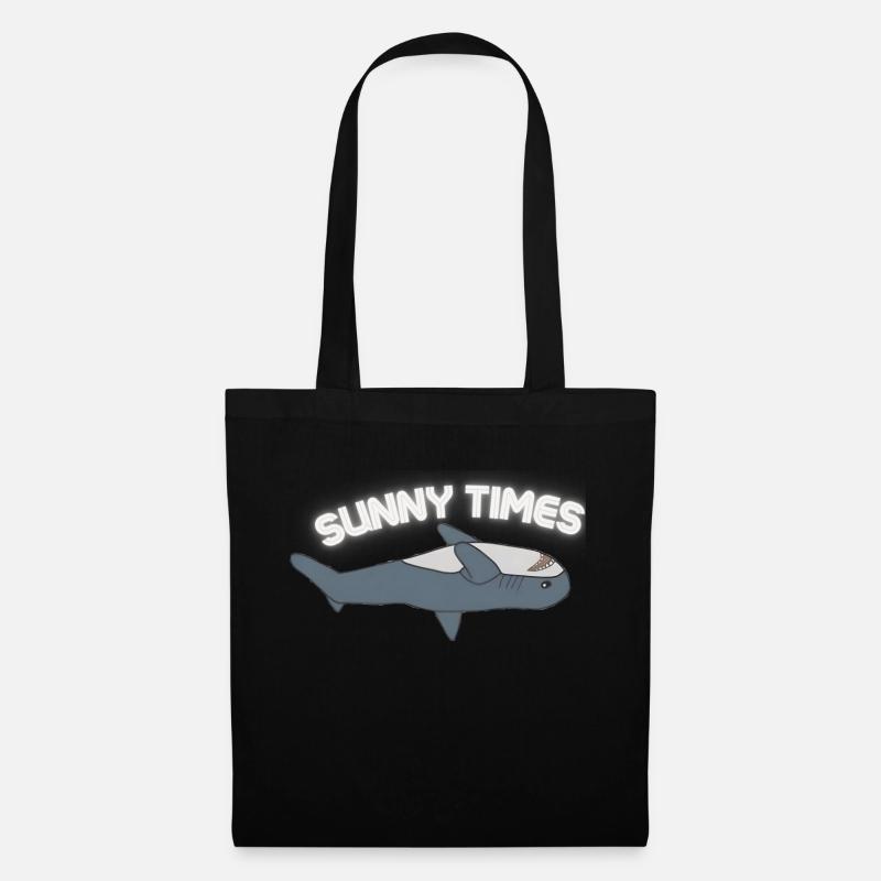 sunny times 5 - Stoffbeutel - Schwarz