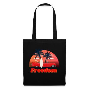 Freedom - Stoffbeutel - Schwarz - Vorne