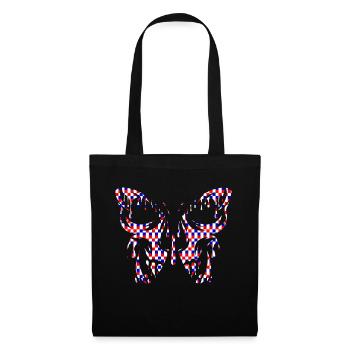 Tattoo Butterfly Nature Butterflies Cute Summer Cocoon - Tote Bag - black - Front