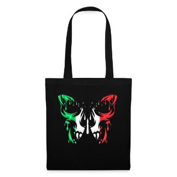 Italie Pays Drapeau États officiels Continent - Sac en tissu - noir - Devant