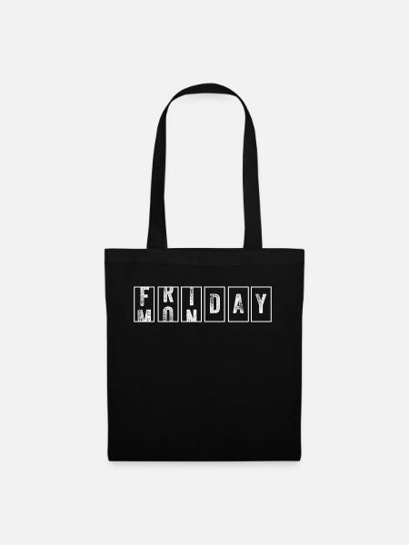 Monday to Friday - Tote Bag - black