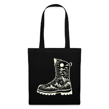 Chaussure de randonnée pour Randonneur et Trekkeur - Sac en tissu - noir - Devant