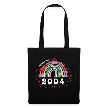 Awesome 2004 - 19. Geburtstag mit süßem Jahrgang - Stoffbeutel - Schwarz - Vorne