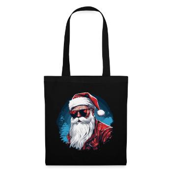 Frohe Weihnachten - Stoffbeutel - Schwarz - Vorne