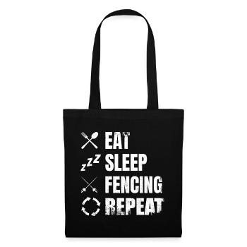Fencing Daily Routine - Tote Bag - black - Front