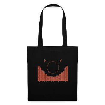 SmilingCity - red version - Tote Bag - black - Front