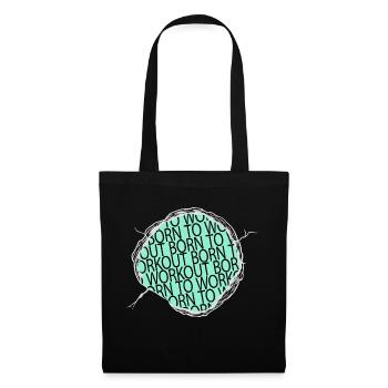 Funny Winter Sport Volleyball Disc Brake Cats - Tote Bag - black - Front