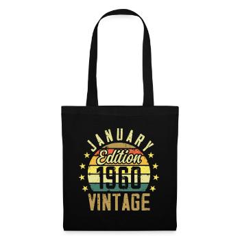 Légendes Sont Nés En Janvier 1960 - Janvier 1960 - Sac en tissu - noir - Devant