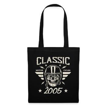 Cadeau D’anniversaire Classique Vintage Né en 2005 - Sac en tissu - noir - Devant