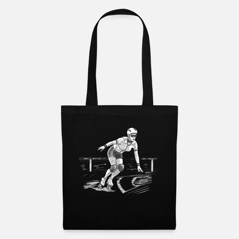 ROLLERSKATES - Tote Bag - black