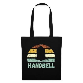 Handbell Retro Vintage Music Instrument - Tote Bag - black - Front