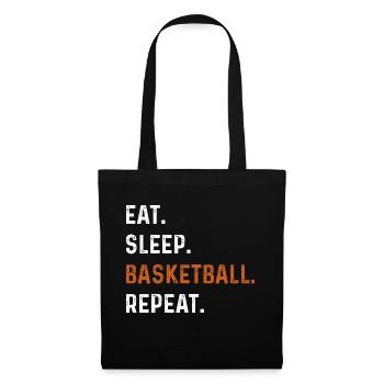 Eat Sleep Basketball Repeat Gift - Tote Bag - black - Front